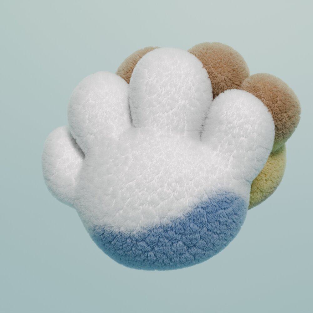 Paw 別の作品に登場する猫の手を制作しました。
